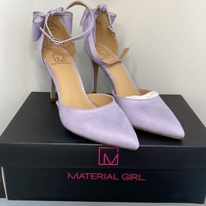 Suede Pointed Toe Ankle Strap Classic Pumps